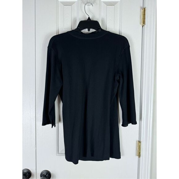 Marc Cain Womens Black Blouse Size 6 - Picture 2 of 3